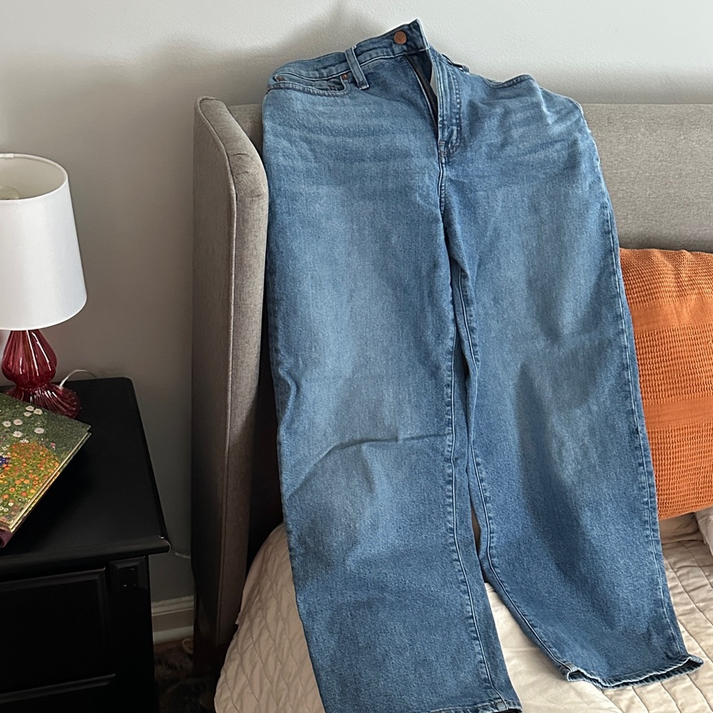 Madewell Light Blue Wide Leg Jeans
